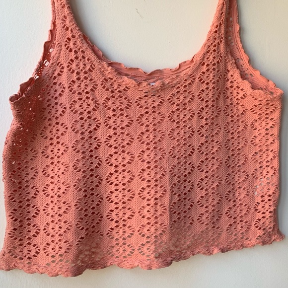 Free People Beach Crochet Cropped Tank - Picture 6 of 6